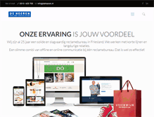 Tablet Screenshot of de-heeren.nl